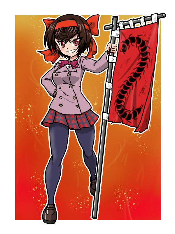 tsuruki shizuka (girls und panzer and 1 more) drawn by takahashi_kurage