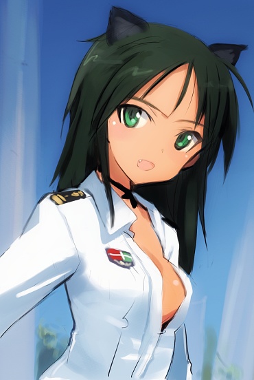 francesca lucchini (world witches series and 1 more) drawn by shimada_fumikane
