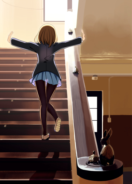 hirasawa yui (k-on!) drawn by hino_minato_(spec.c)
