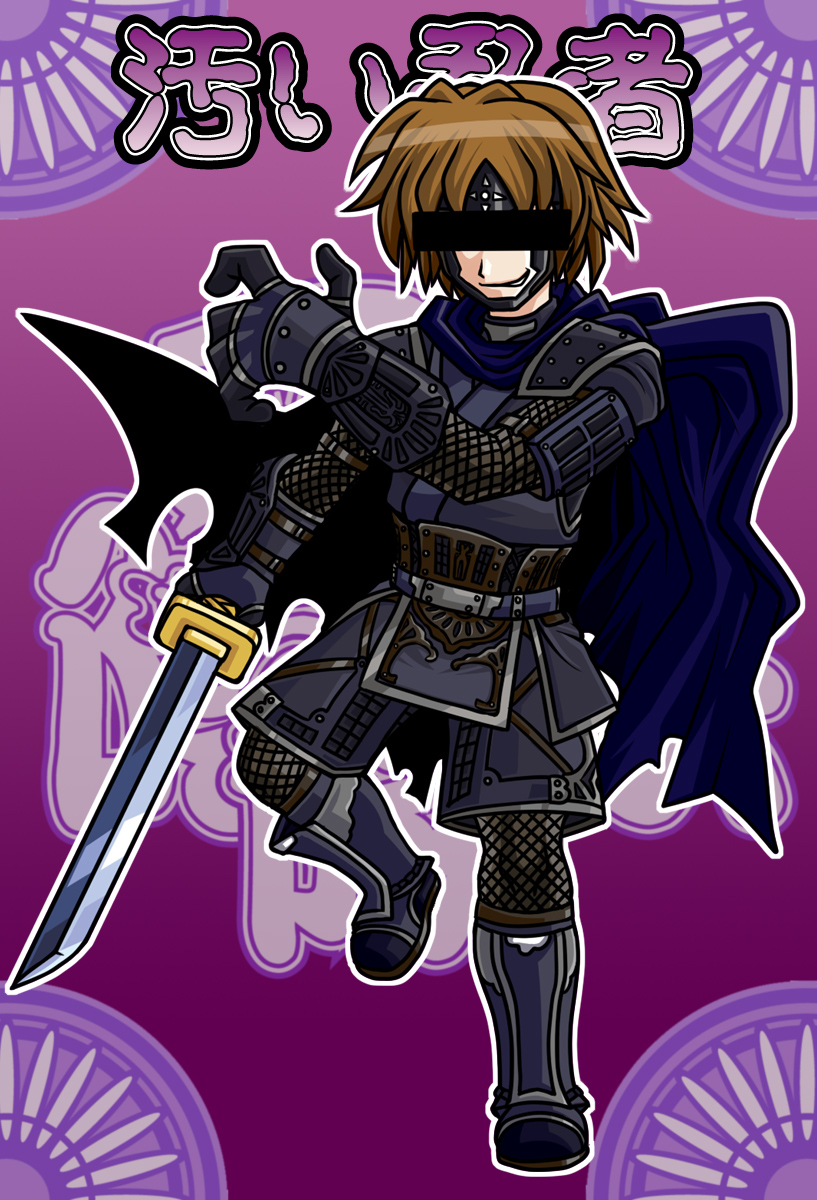ninja and kitanai ninja (touhou and 4 more) drawn by tonda