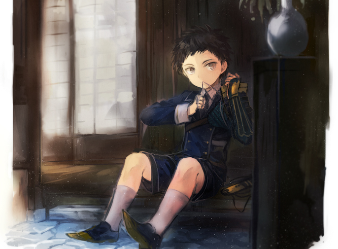atsushi toushirou (touken ranbu) drawn by yuhazu_(rhe-rhe)