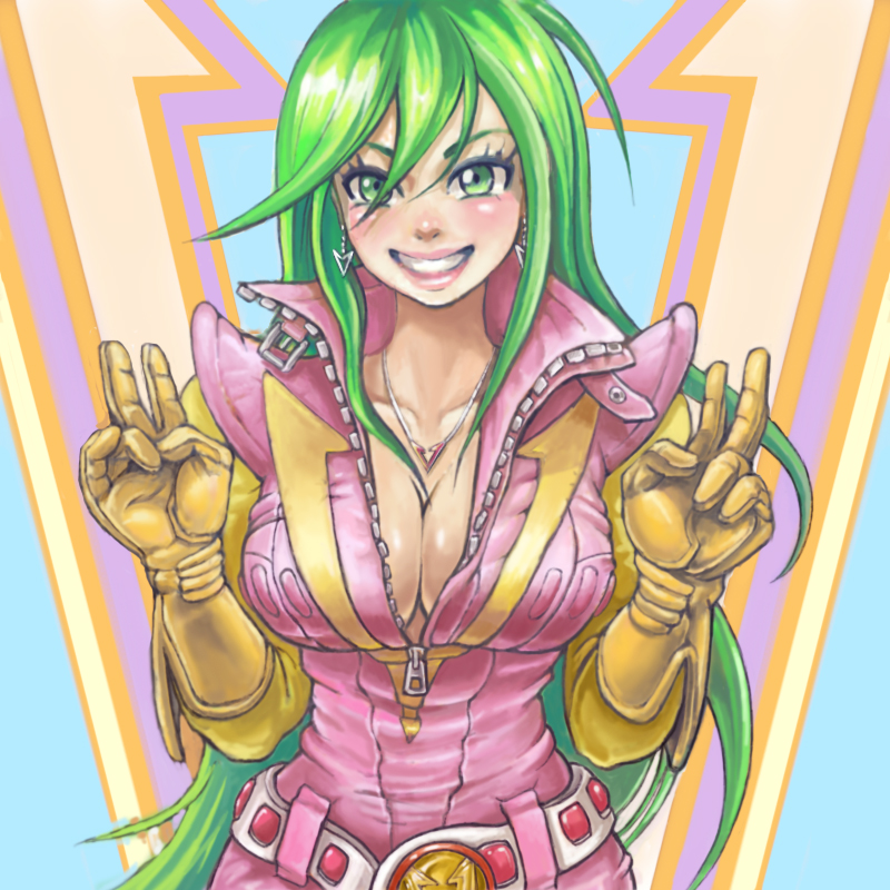 nanbara chizuru (choudenji robo combattler v) drawn by pipipi