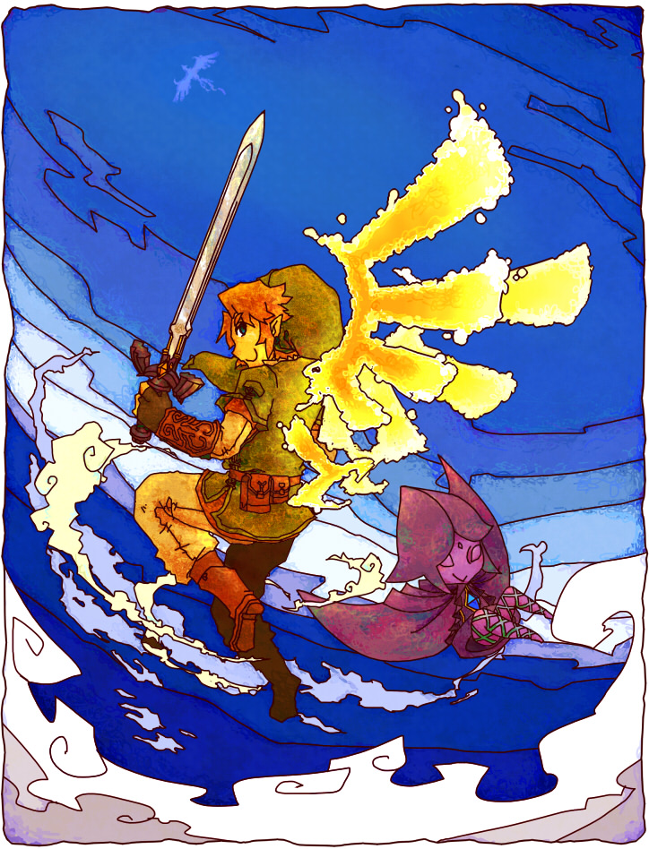 link and fi (the legend of zelda and 1 more) drawn by motimamire