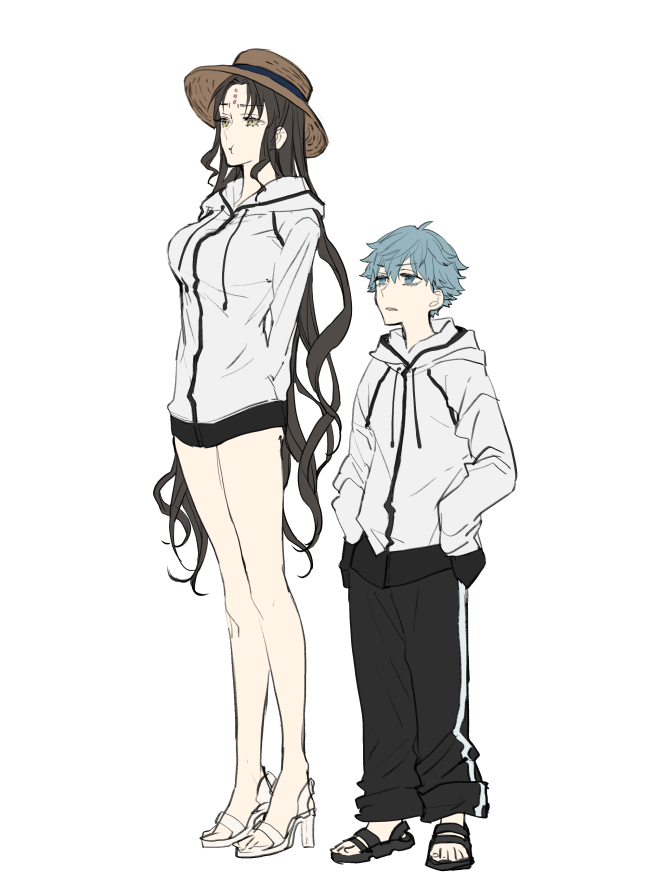 sessyoin kiara and hans christian andersen (fate and 3 more) drawn by rata_to