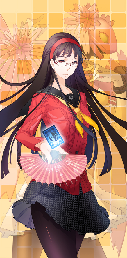 amagi yukiko and konohana sakuya (persona and 1 more) drawn by aile_(crossroads)