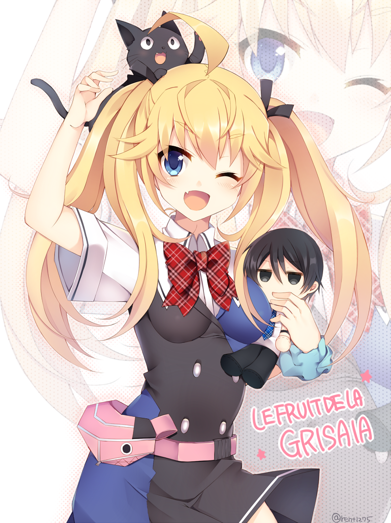 kazami yuuji and matsushima michiru (grisaia and 1 more) drawn by rento_(rukeai)