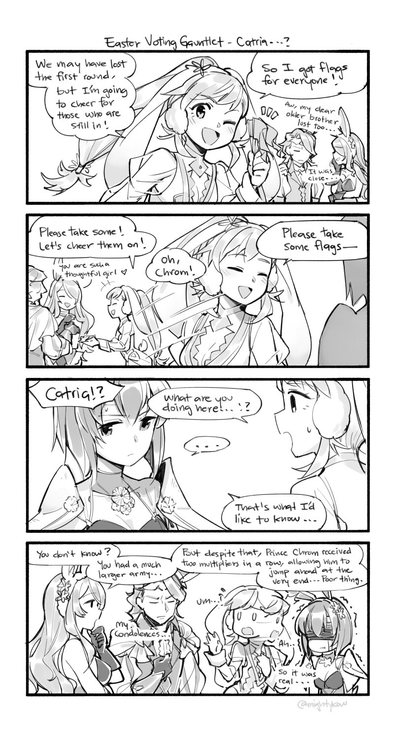 camilla, xander, sharena, and catria (fire emblem and 3 more) drawn by ge-b