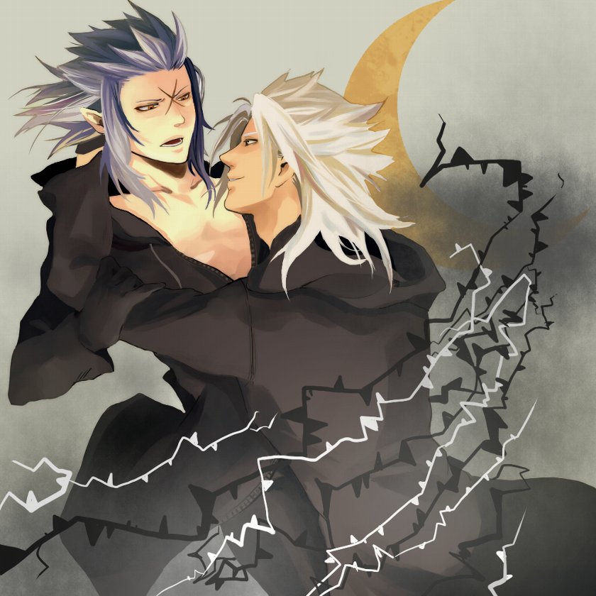 xemnas and saix (kingdom hearts and 1 more) drawn by minatoya_mozuku