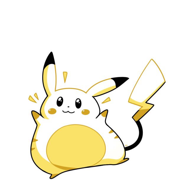 pikachu (pokemon and 1 more) drawn by rumwik
