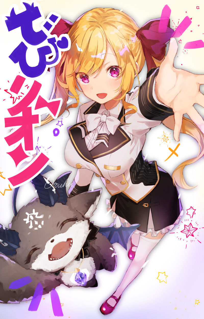 takamiya rion and debidebi debiru (nijisanji) drawn by otoufu_(gotouhu)