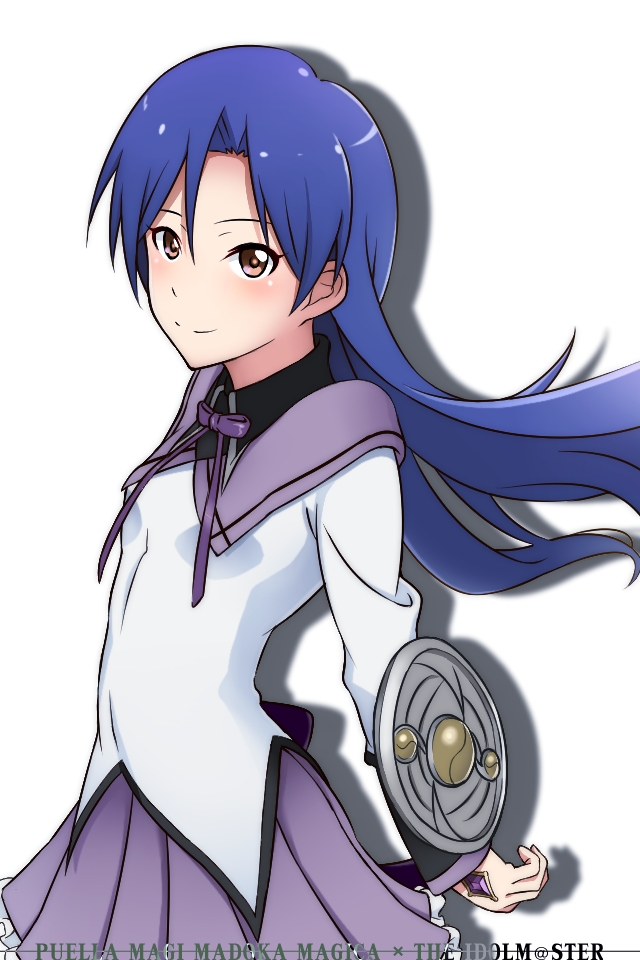 akemi homura and kisaragi chihaya (idolmaster and 1 more) drawn by yokke
