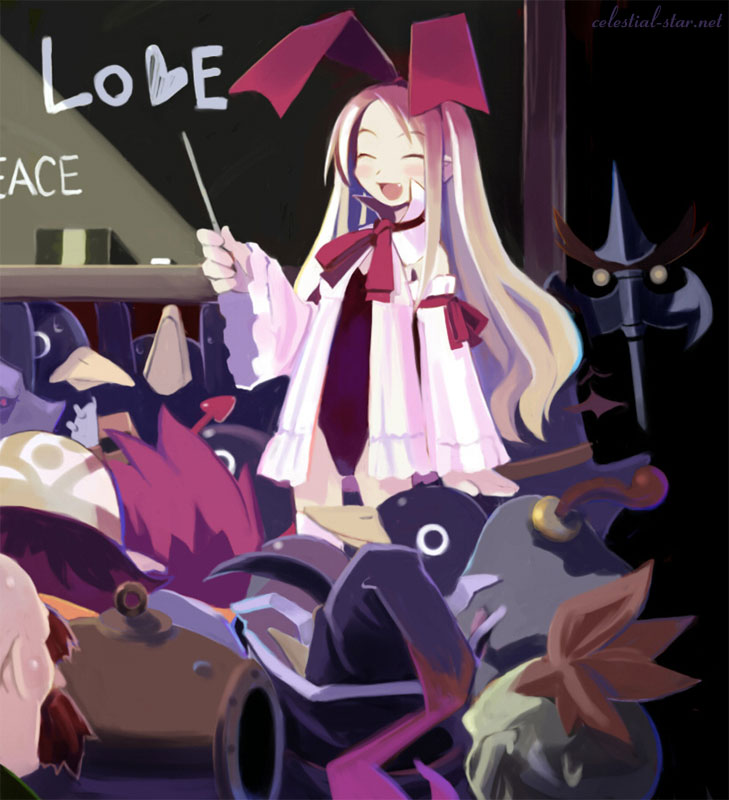 prinny and flonne (disgaea and 1 more) drawn by harada_takehito