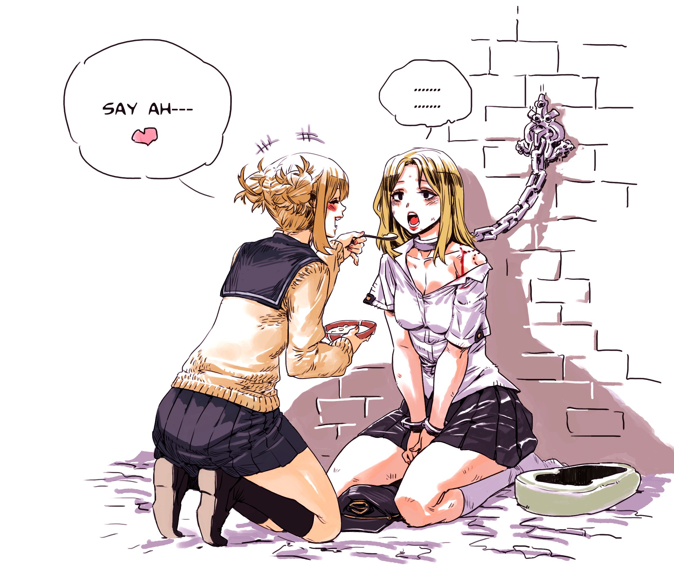 Toga Himiko And Utsushimi Kemii Boku No Hero Academia Drawn By Archvermin Danbooru