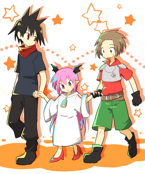 alba, ruki, and ross (sen'yuu.) drawn by ss1313