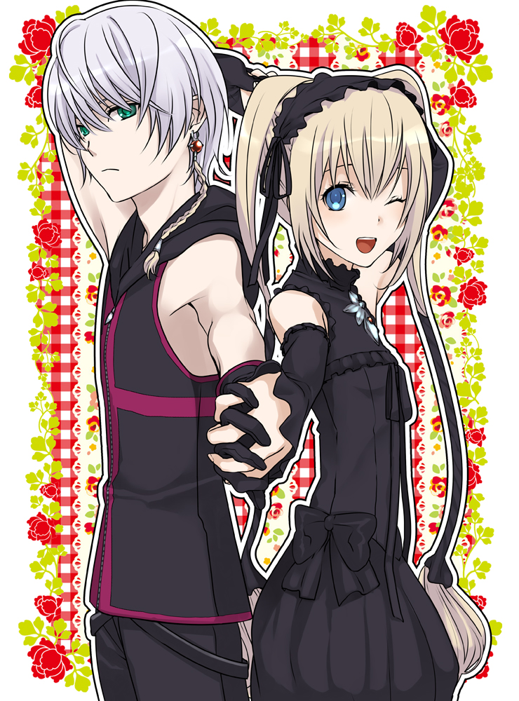 ekaterina kurae and aleksander nikolaevich her (seikon no qwaser) drawn by 3u