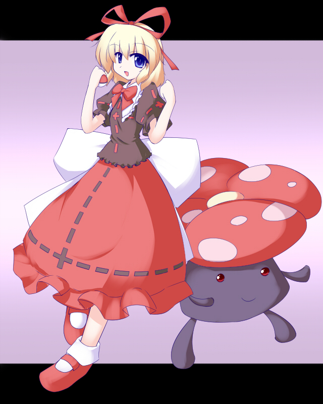 medicine melancholy and vileplume (touhou and 1 more) drawn by miyo_(miyomiyo01)
