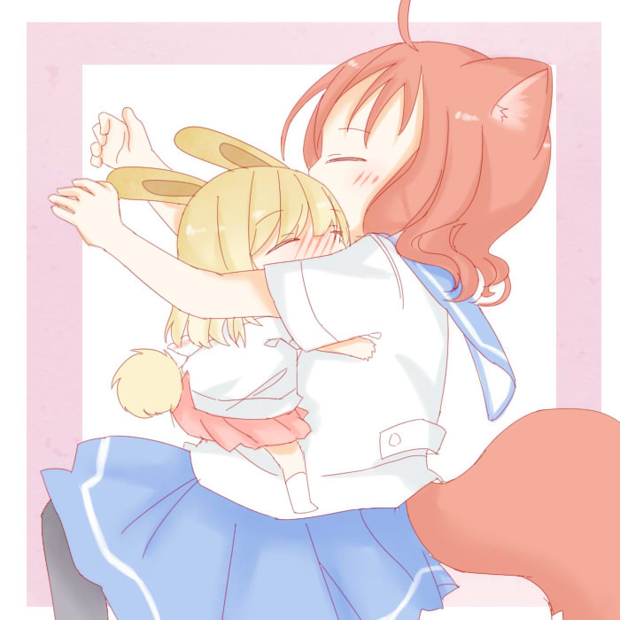 takei hisa and fukuji mihoko (saki) drawn by fud