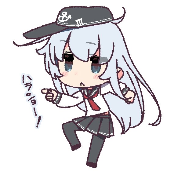 hibiki (kantai collection and 1 more) drawn by yoru_nai