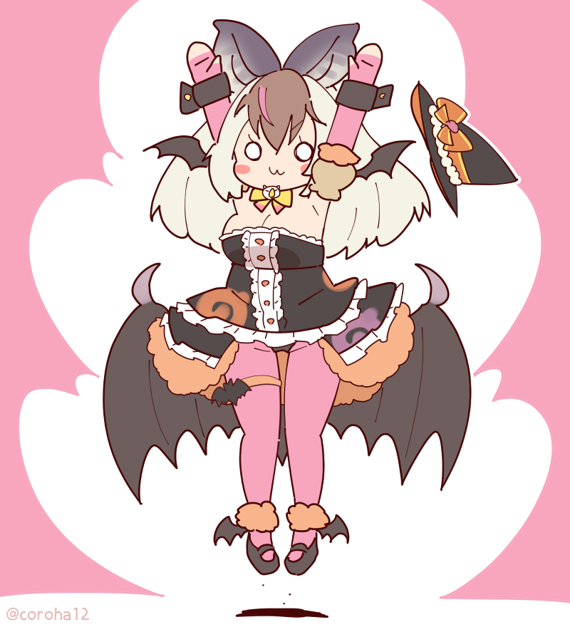 brown long-eared bat (kemono friends and 2 more) drawn by coroha