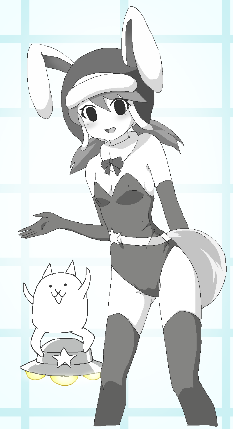 cat and momoko (nyanko daisensou) drawn by hayashiya_zankurou