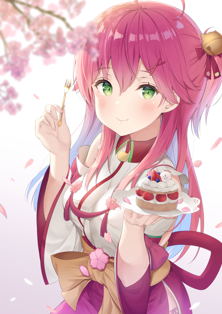 sakura miko and 35p (hololive) drawn by hatsuki_kaname