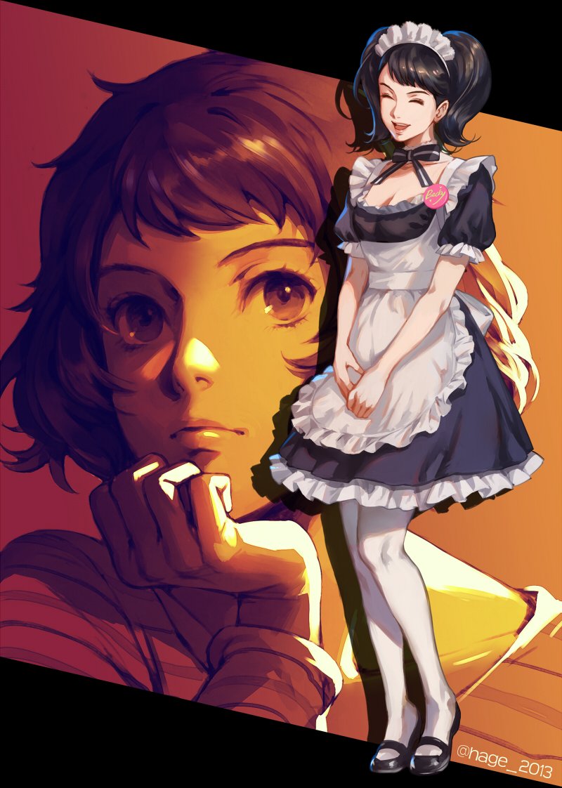 kawakami sadayo (persona and 1 more) drawn by hage2013