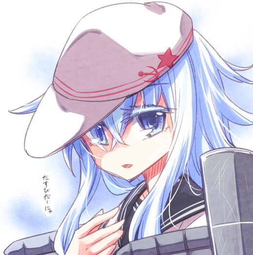 hibiki and verniy (kantai collection) drawn by hikawa_shou