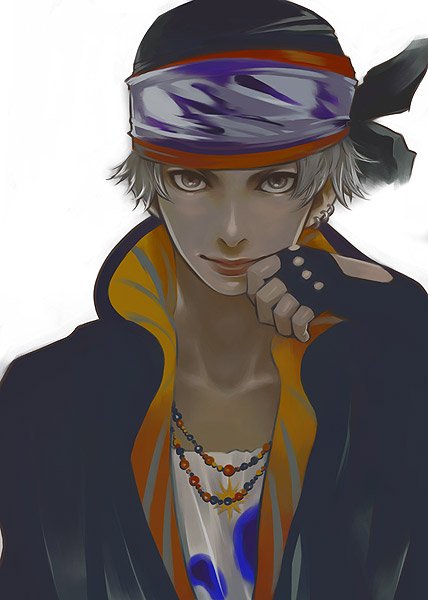 locke cole (final fantasy and 1 more) drawn by kato_sayaka