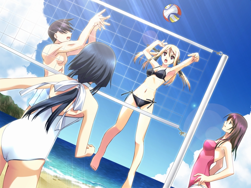 ieuji kazuno, oriyama nayuri, and miyatsuji shizuru (silvery white) drawn by murakami_suigun