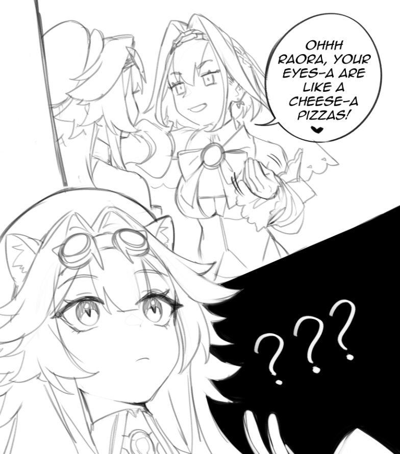 ouro kronii and raora panthera (hololive and 1 more) drawn by dasdokter