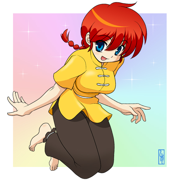 ranma-chan (ranma 1/2) drawn by shimeta_hiromitsu
