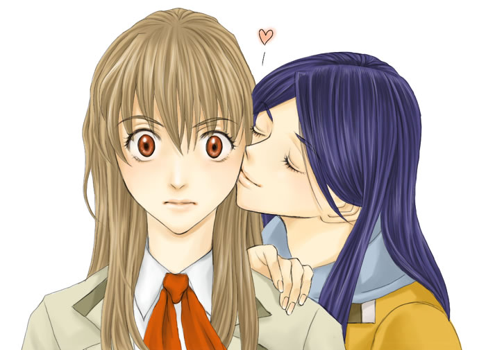 kuga natsuki and fujino shizuru (my-hime) drawn by mico3