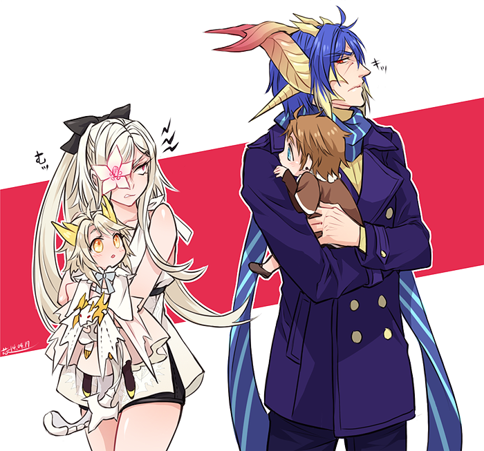 zero, mikhail, nowe, and legna (drag-on dragoon and 2 more) drawn by shinzui_(fantasysky7)