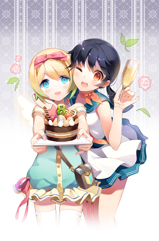 rico and game starter (sword girls) drawn by gilse