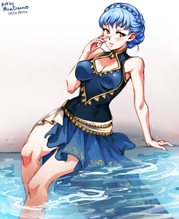 marianne von edmund (fire emblem and 2 more) drawn by mina_cream
