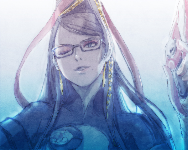 bayonetta (bayonetta and 1 more) drawn by knhl