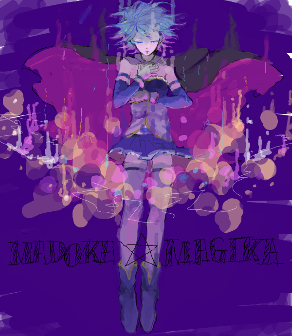 miki sayaka (mahou shoujo madoka magica) drawn by ypc