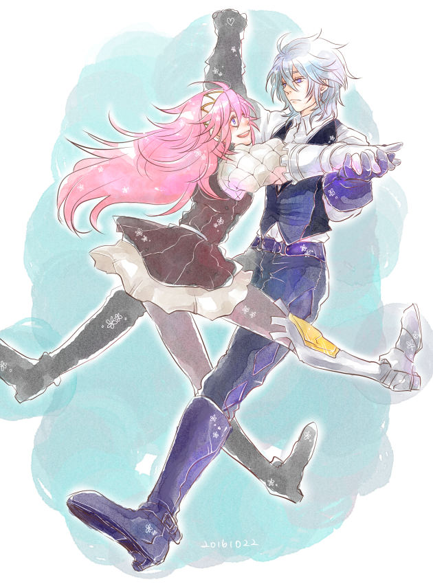 soleil and dwyer (fire emblem and 1 more) drawn by insarability