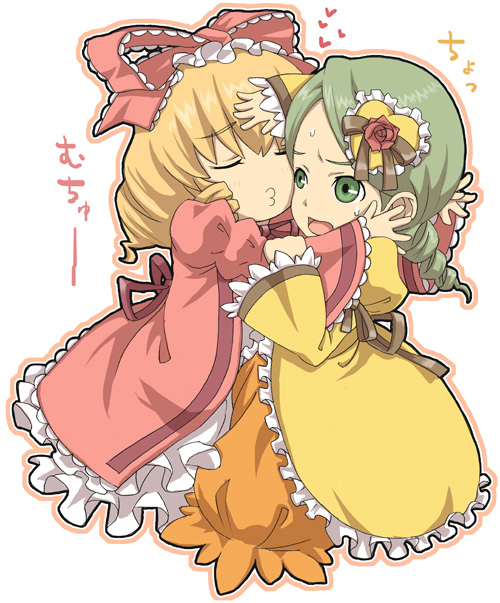 hinaichigo and kanaria (rozen maiden) drawn by aka_(s3637)
