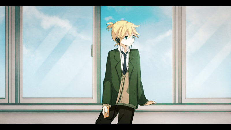 kagamine len (vocaloid and 1 more) drawn by tama_(songe)