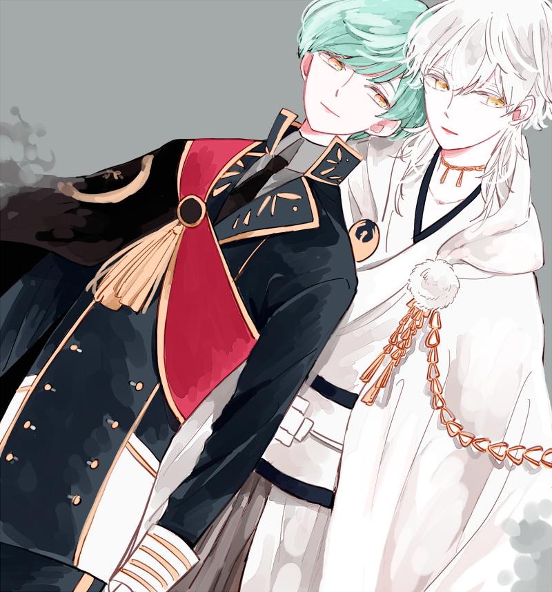tsurumaru kuninaga and ichigo hitofuri (touken ranbu) drawn by shio_(yuzu69)