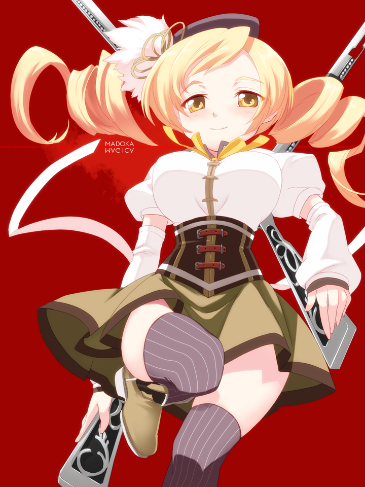 tomoe mami (mahou shoujo madoka magica) drawn by hazuki_gean