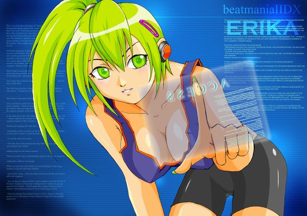 kitami erika (bemani and 1 more) drawn by hg_(goli59)