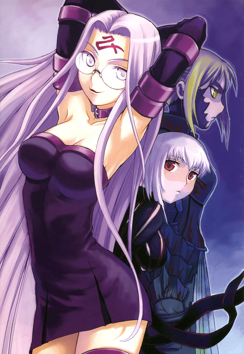 artoria pendragon, saber alter, matou sakura, medusa, and dark sakura (fate and 2 more) drawn by task_owner