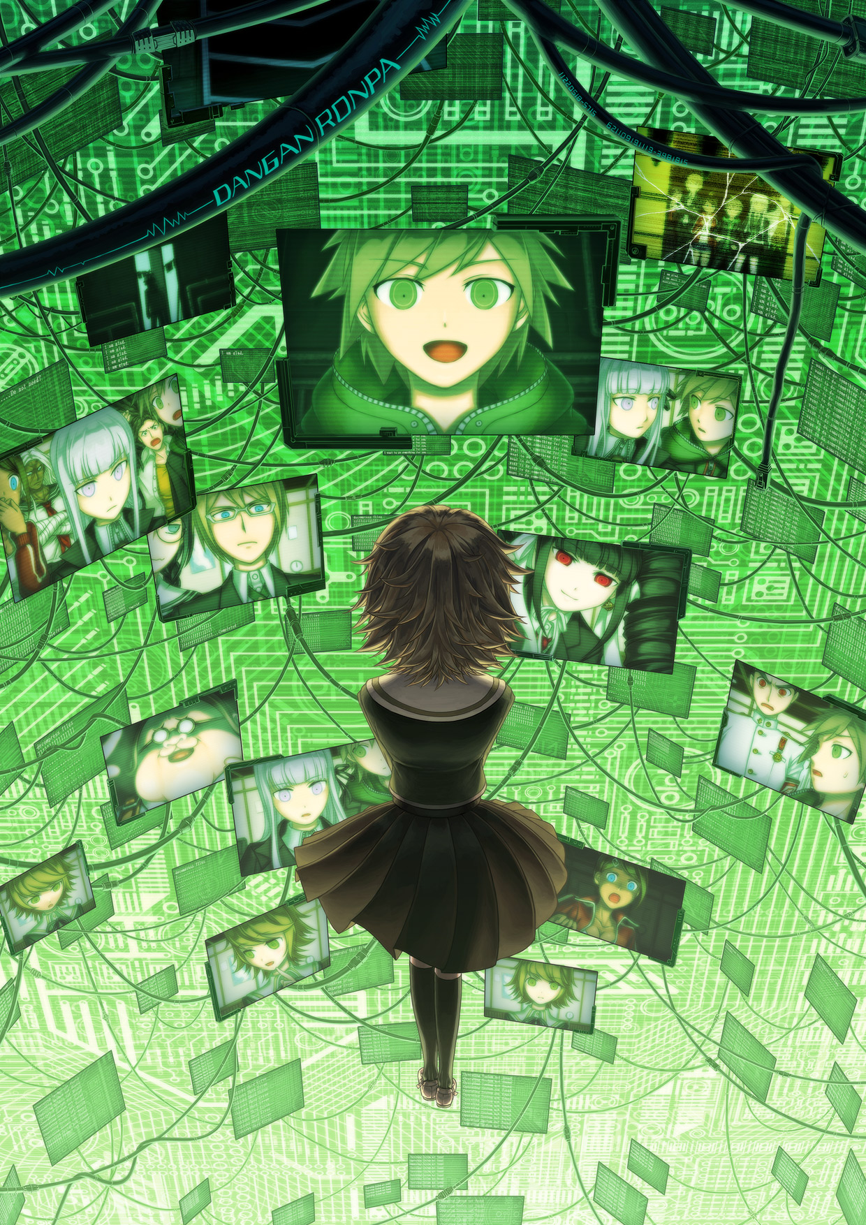 Kirigiri Kyouko Fujisaki Chihiro Naegi Makoto Celestia