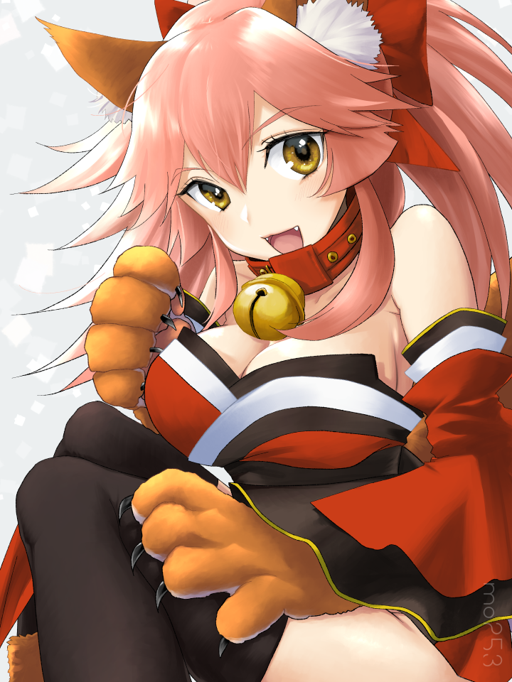 tamamo and tamamo cat (fate and 1 more) drawn by mo253