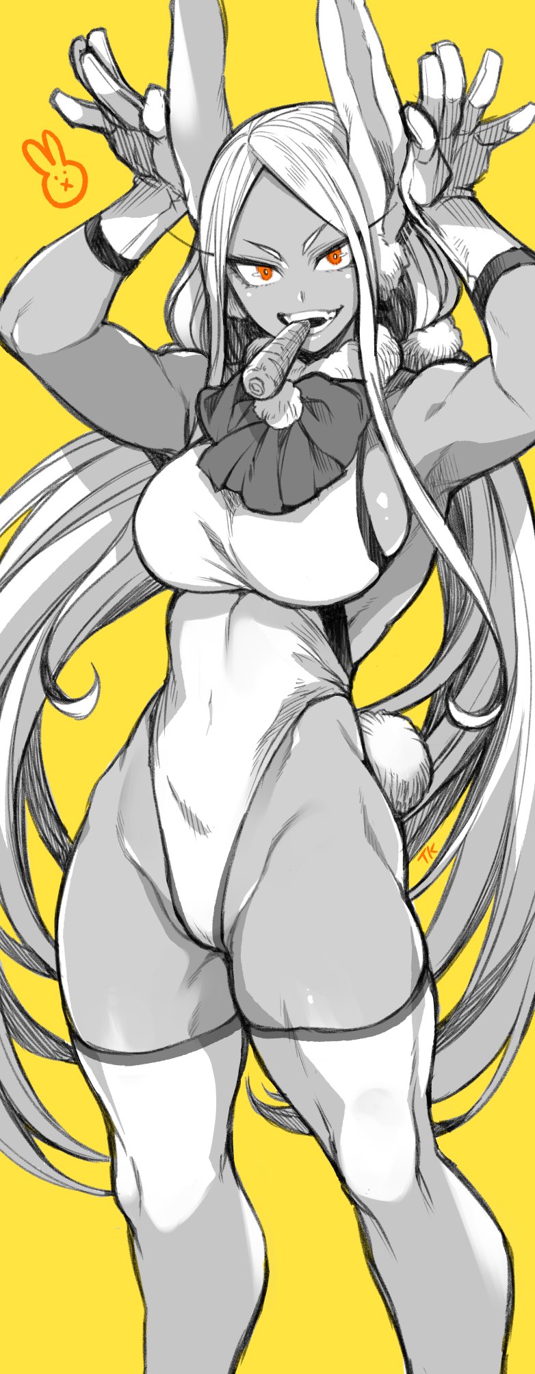 mirko (boku no hero academia) drawn by takatsuki_ichi