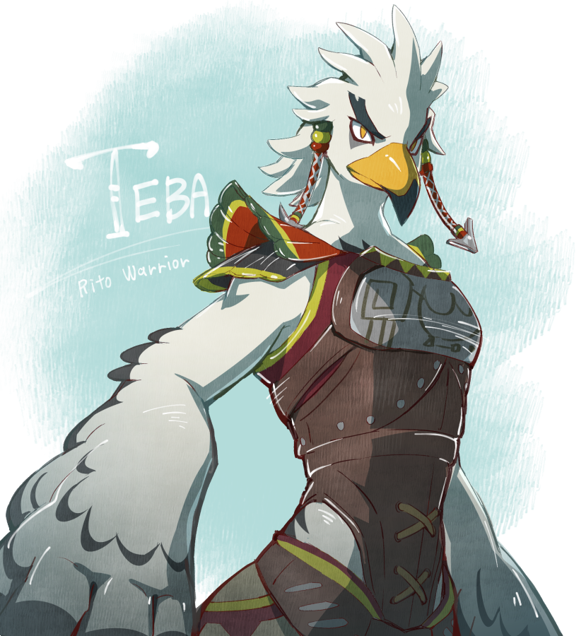 teba (the legend of zelda and 1 more) drawn by jigoku_meguri