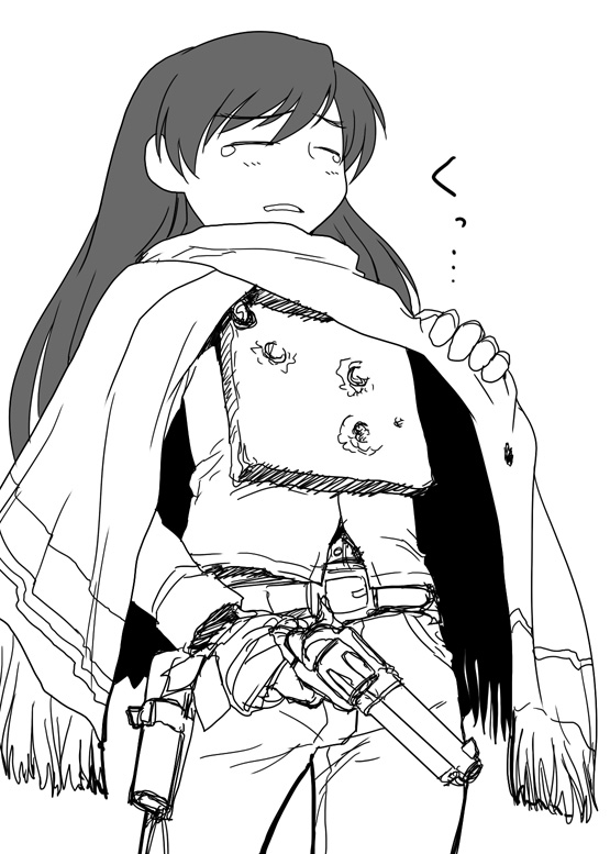 kisaragi chihaya and man with no name (idolmaster and 1 more) drawn by sakaki_imasato