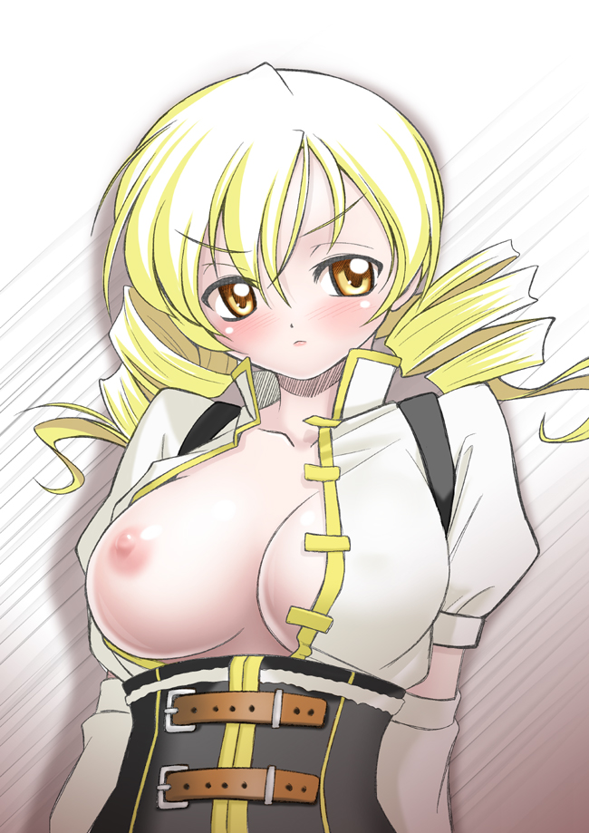 tomoe mami (mahou shoujo madoka magica) drawn by sakura_ryuuken